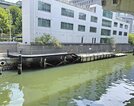ステンレス製の防災用桟橋