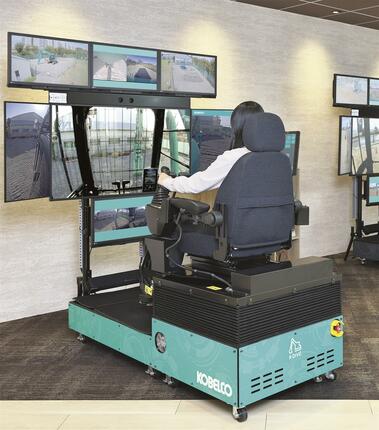 コベルコ建機が事業化した重機の遠隔操作システム「Ｋ－ＤＩＶＥ（ケーダイブ）」