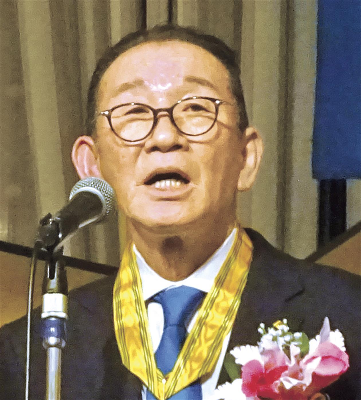 韓国国民勲章の勲三等「冬柏章」／薪浦マキウラ鋼業会長が受章／神戸で