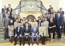 ６０周年記念式典（上）、周年記念旅行では洞爺湖（北海道）へ
