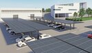 太陽光発電一体型のカーポート「ソリスルーフ」