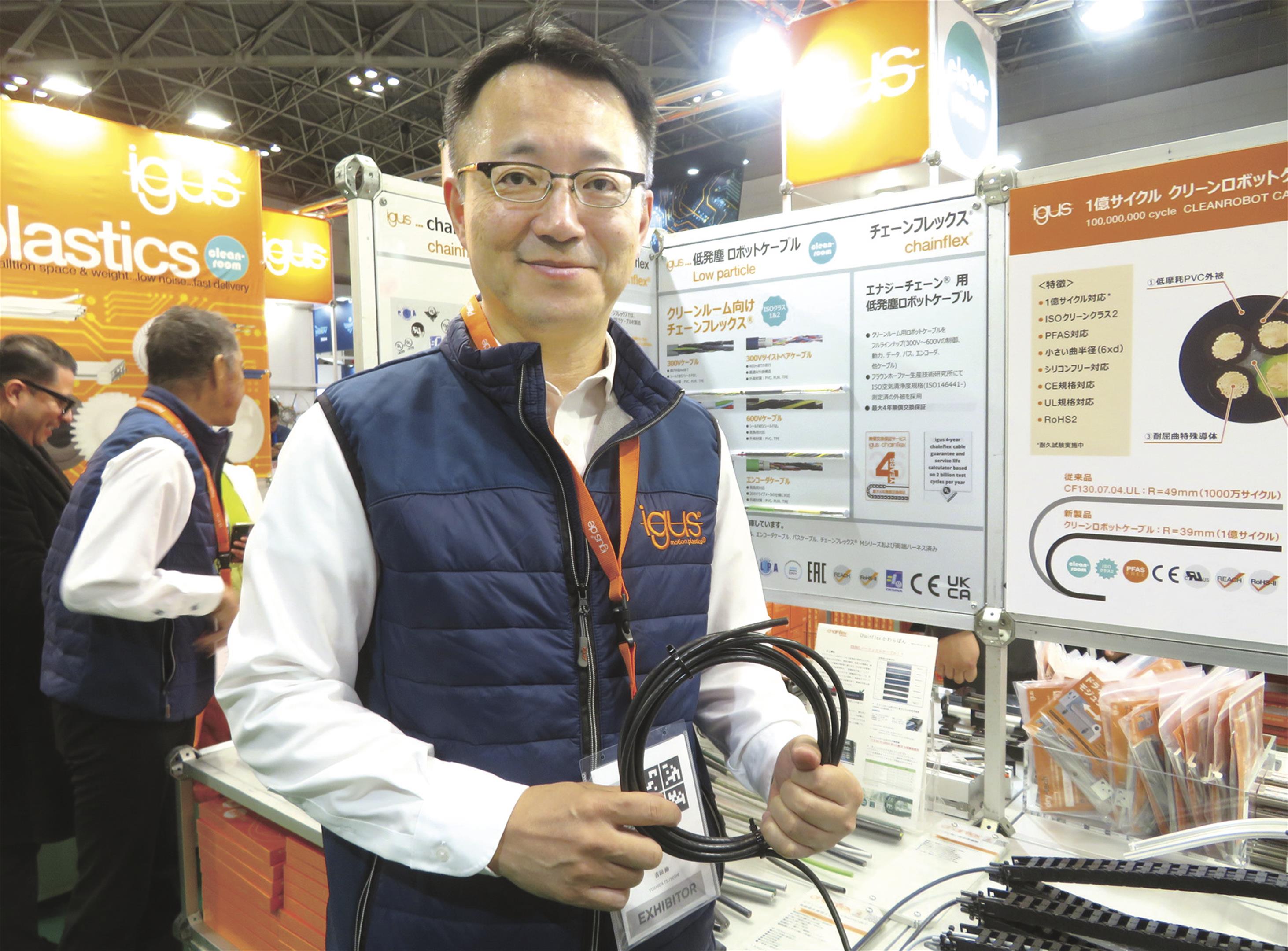 イグス/半導体装置向けで新ケーブル/摺動運動1億回対応、柔軟性も向上 | 日刊鉄鋼新聞 Japan Metal Daily