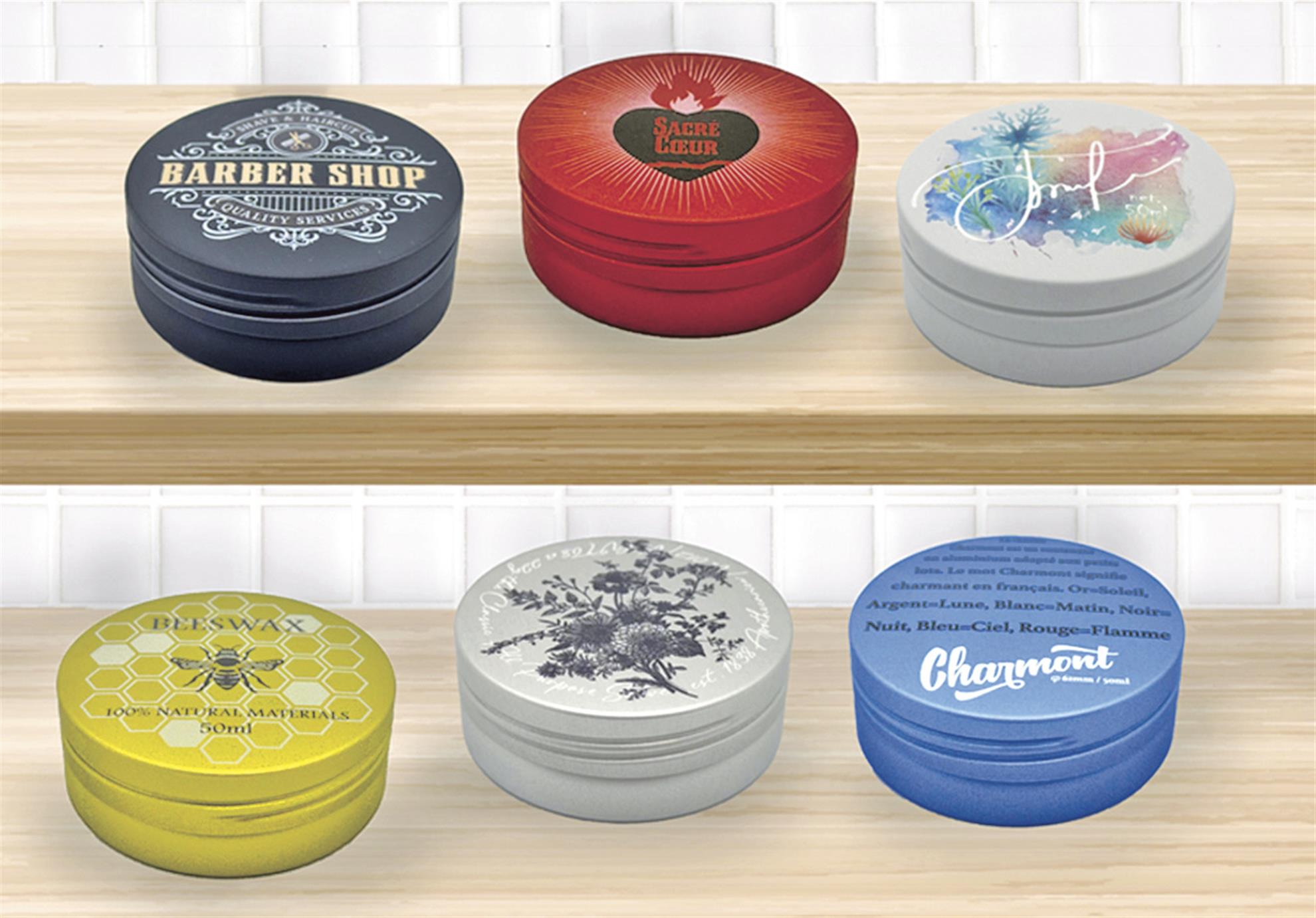 小ロット対応のアルミ容器「シャルモン缶」／富安金属印刷と大成金属が